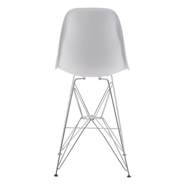 Zip Counter Chair White