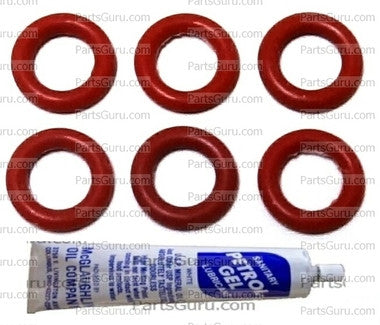 Jura O-Rings (6 pcs.) High Temperature Silicone w/Lube