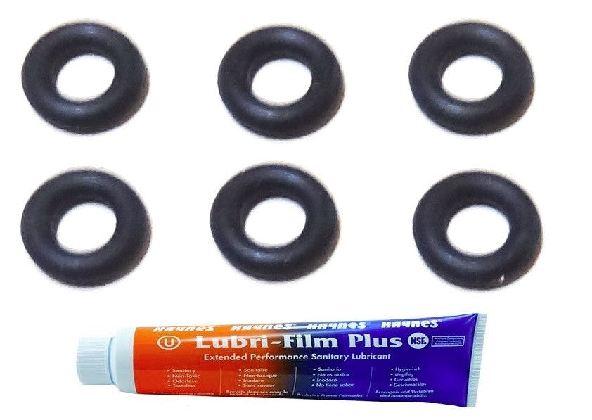 Jura Pressure Hose O-Rings Pack of 6 with Food Grade Lube