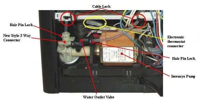 Jura 3 Way PTFE Tube Connector - New Style